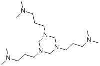 1,3,5-Tris [3- (dimetylamino) propyl] hexahydro-1,3,5-triazin Cấu trúc